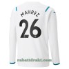 Manchester City Riyad Mahrez 26 Borte 2021-22 - Herre Langermet Fotballdrakt